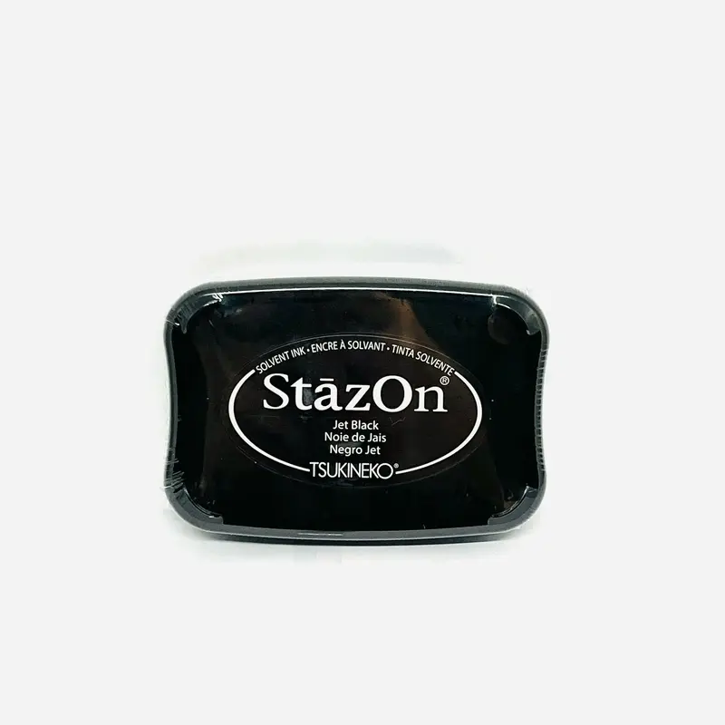 Tsukineko StazOn Ink Pad Jet Black