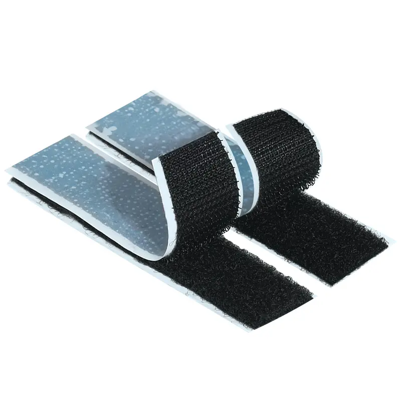 1 1/2" x 75 Feet Black Hook Individual Tape Strips