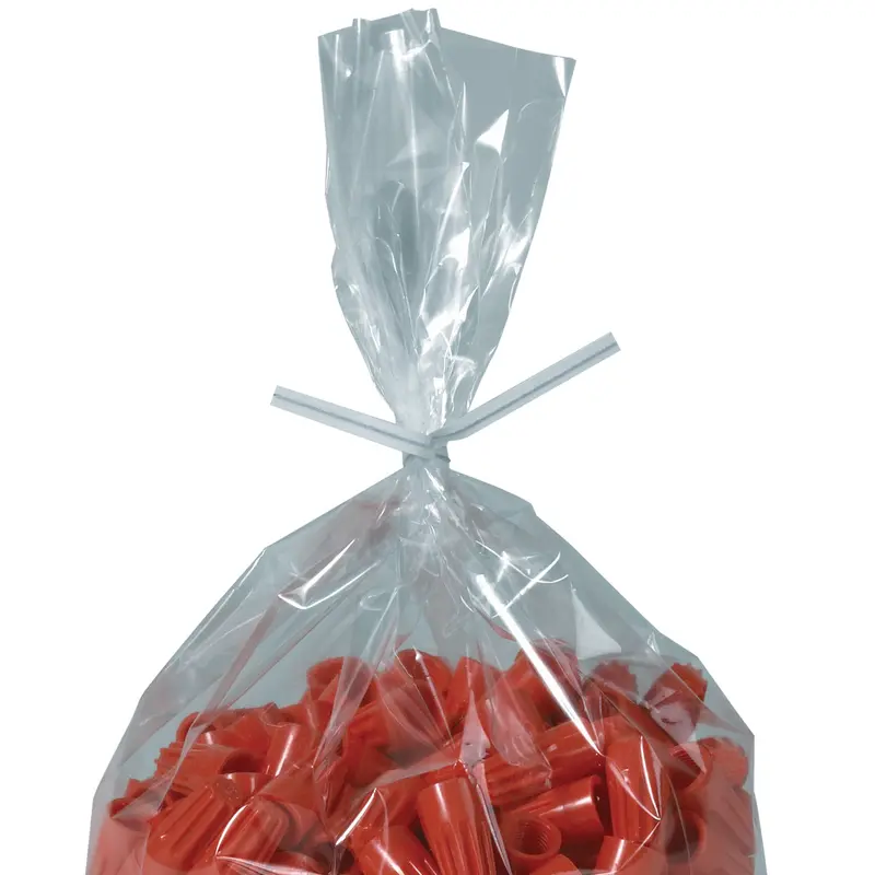 10 x 5/32 White Paper Twist Ties 2000/Case