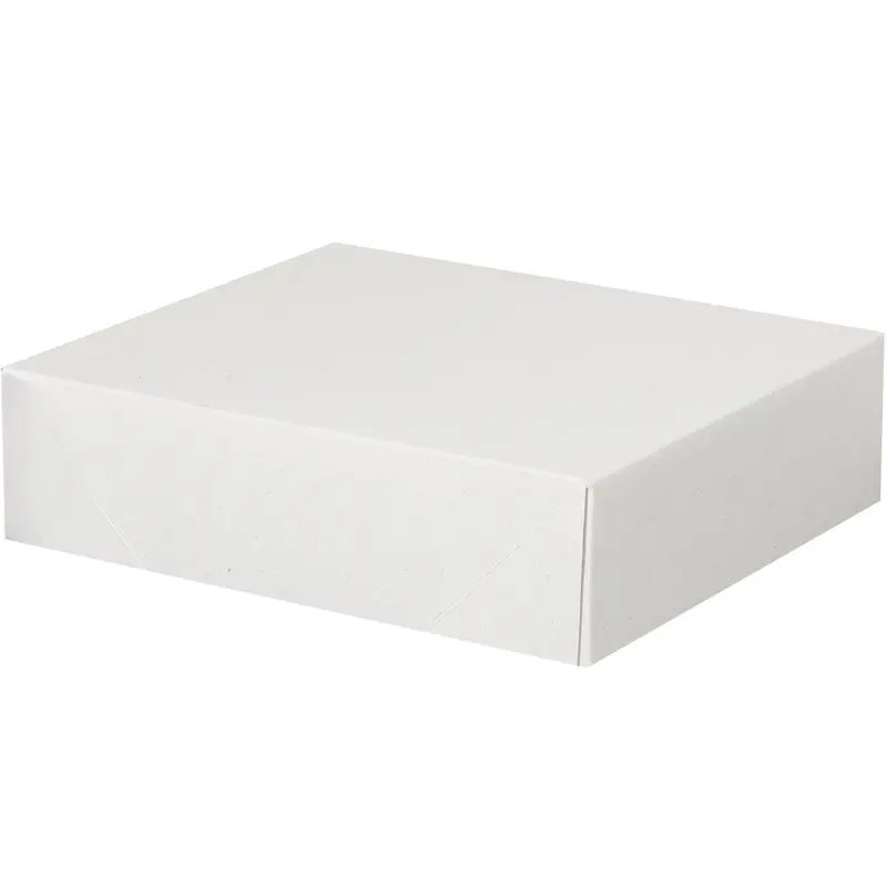 11 1/8 x 9 1/2 x 3 (Business Form Size) 2-pc White Folding Carton 150/Case