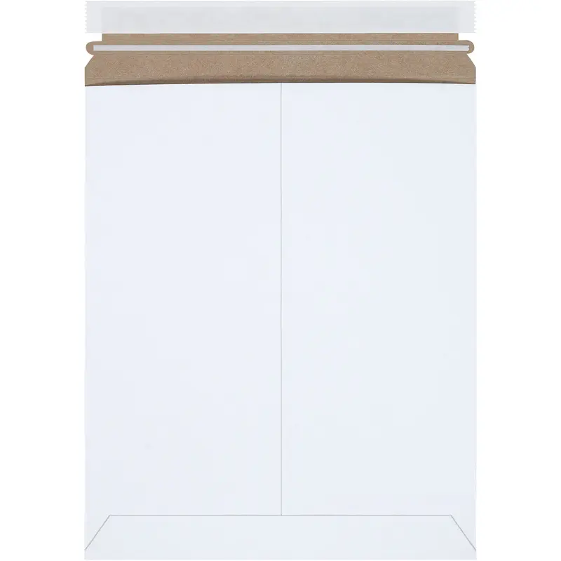 11 x 13 1/2 Self-Seal White Rigid Mailer 100/Case