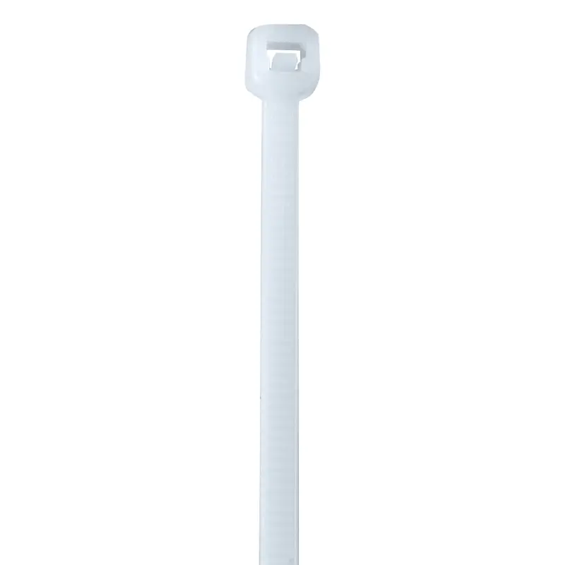 12" (50 lb Tensile) Clear Nylon Cable Ties 1000/Case