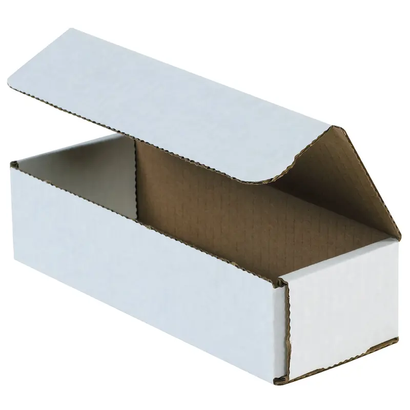 12 x 4 x 2 White Corrugated Mailers  50/Bundle