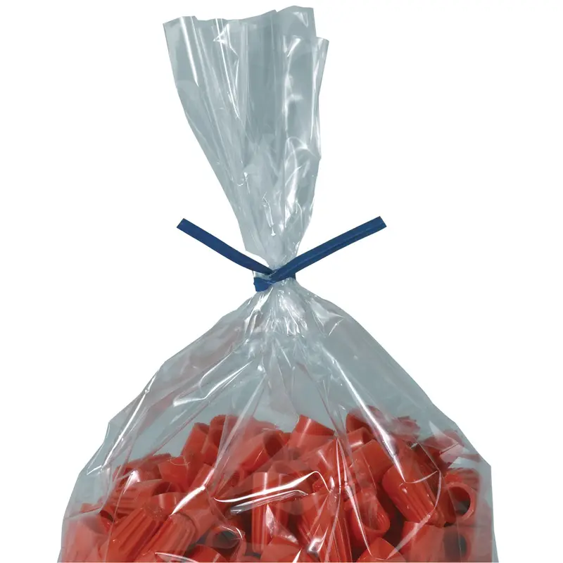 12 x 5/32 Blue Paper Twist Ties 2000/Case