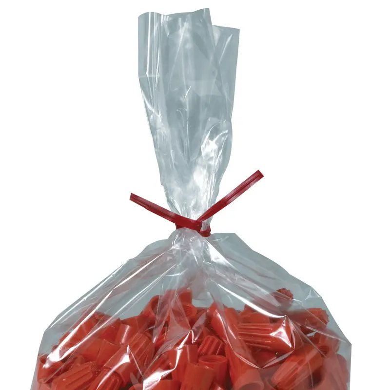 12 x 5/32 Red Plastic Twist Ties 2000/Case