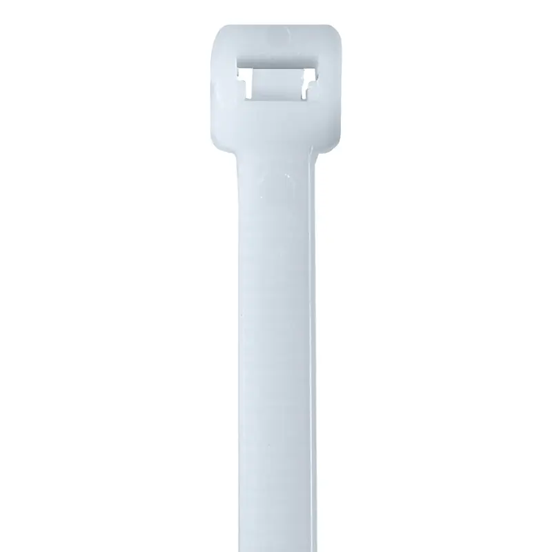 13" (120 lb Tensile) Clear Nylon Cable Ties 100/Case