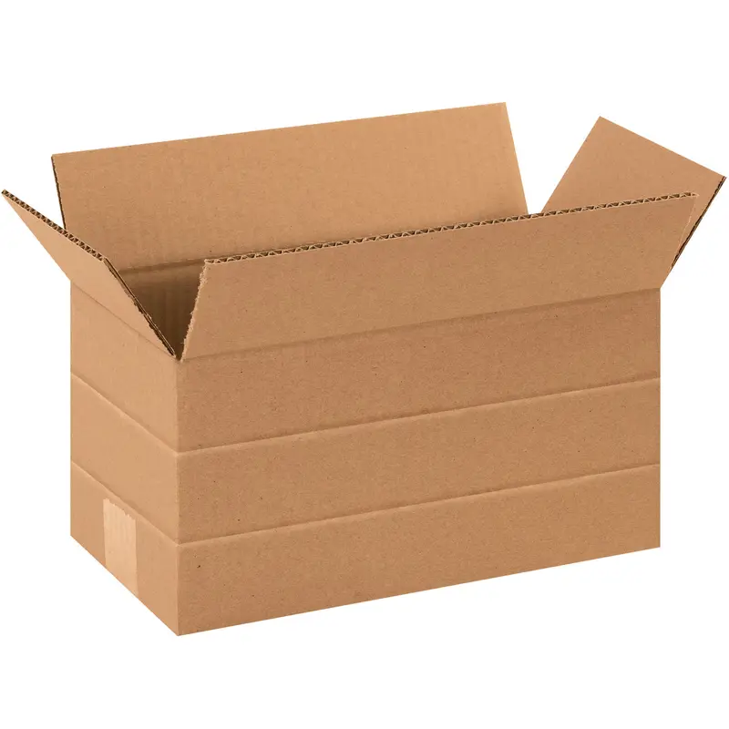 12 x 6 x 6 Multi Depth Corrugated Boxes  25/Bundle