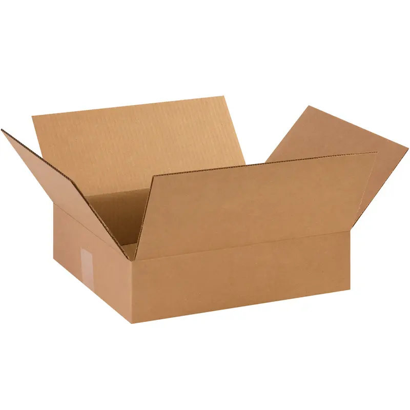 14 3/8 x 12 1/2 x 3 1/2 Corrugated Boxes 25/Bundle