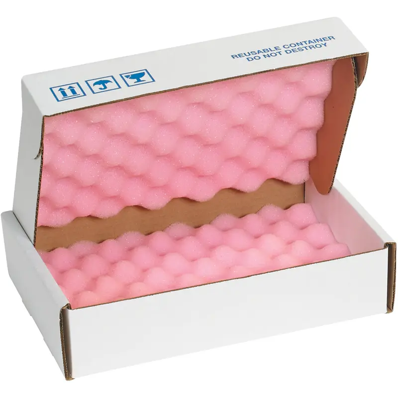 14 x 8 x 2 3/4 Anti-Static Foam Shippers 24/Case
