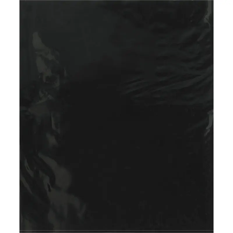 15 x 18 - 2 Mil Black Flat Poly Bags 1000/Case