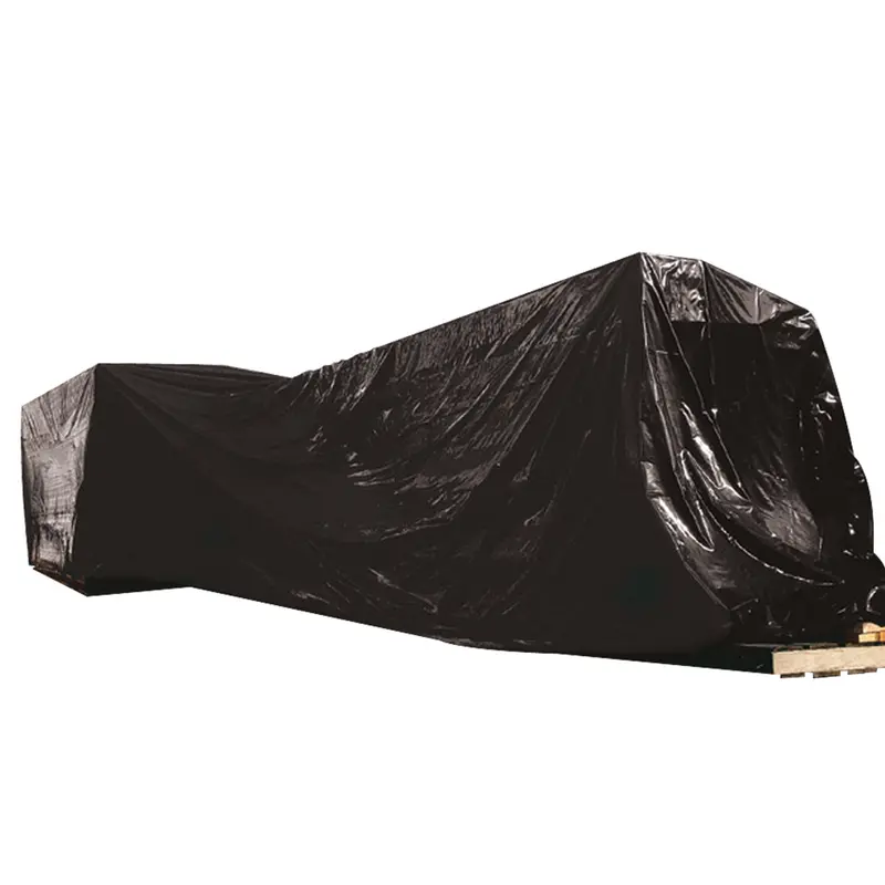16 Feet x 100 Feet (4 mil) Black Poly Sheeting
