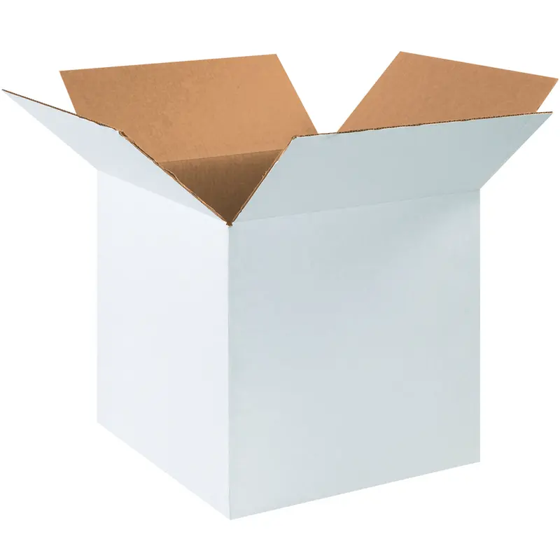 16 x 16 x 16 White Corrugated Boxes  25/Bundle