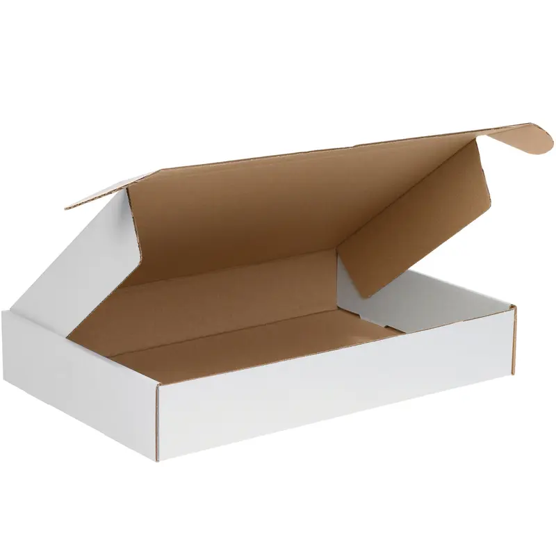 18 x 12 x 3 White Deluxe Literature Mailers  25/Bundle