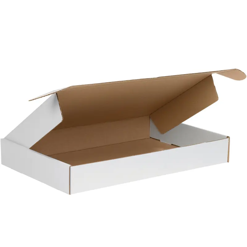 17 1/8 x 11 1/8 x 2 White Deluxe Literature Mailers  50/Bundle