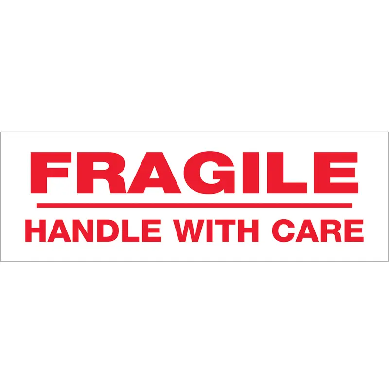 2 " x 110 Yard "Fragile Handle With Care " Carton Sealing Tape 36/Case