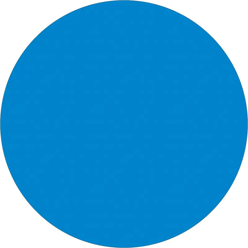 2" Light Blue Inventory Circle Labels 500/Roll