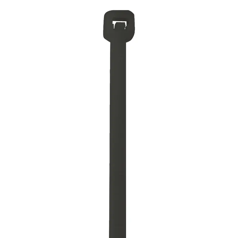 21" (50 lb Tensile) Black UV Cable Ties 500/Case