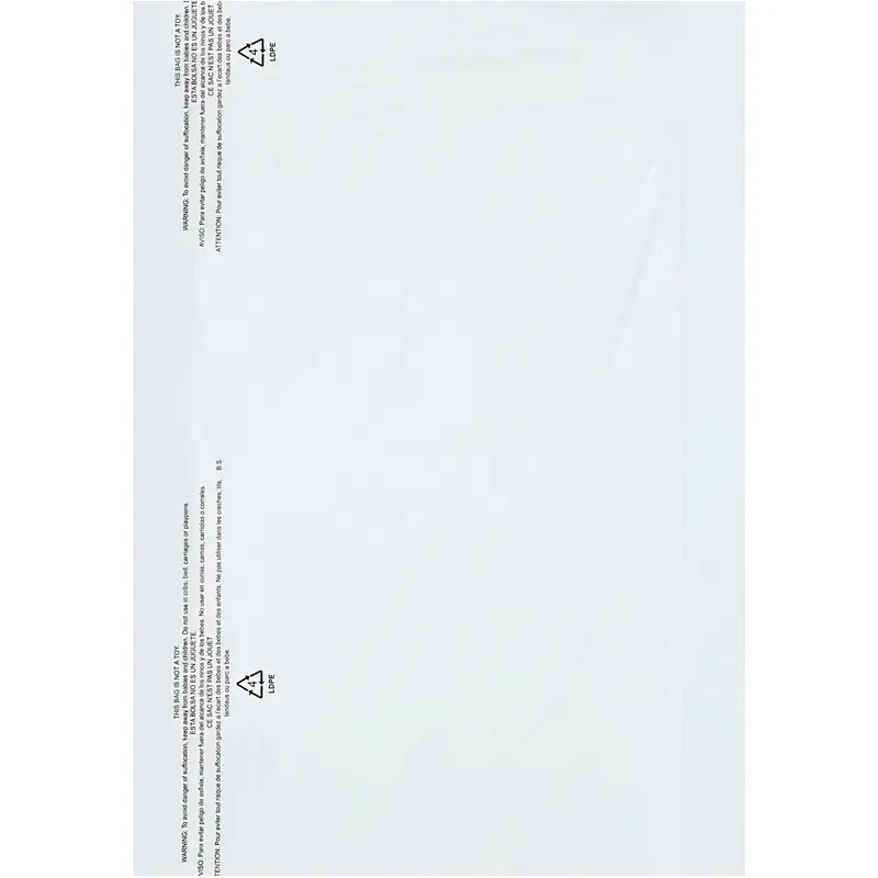 21 x 4 x 60 Clear Garment Bags (Recommended for Long Overcoats) 420/Roll