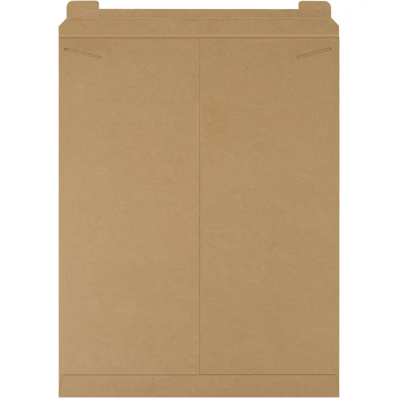 21 1/2 x 27 3/4 Kraft Rigid Mailer 50/Case