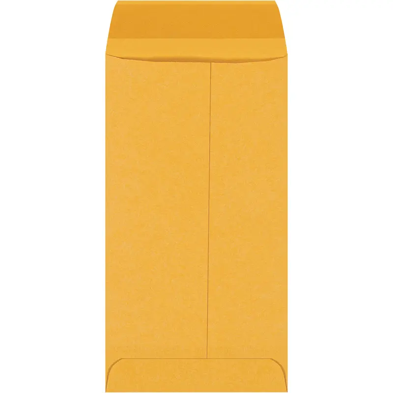 3 1/2 x 6 1/2 Kraft Gummed Envelopes 5000/Case