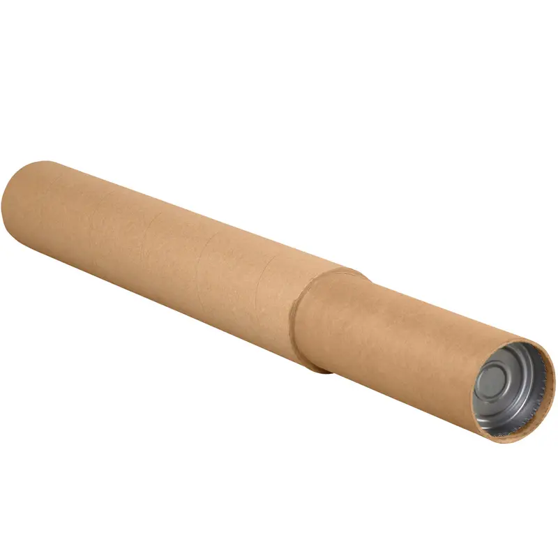 3 1/4 x 24 - 44 .18 Gauge Kraft Adjustable Tubes 25/Case