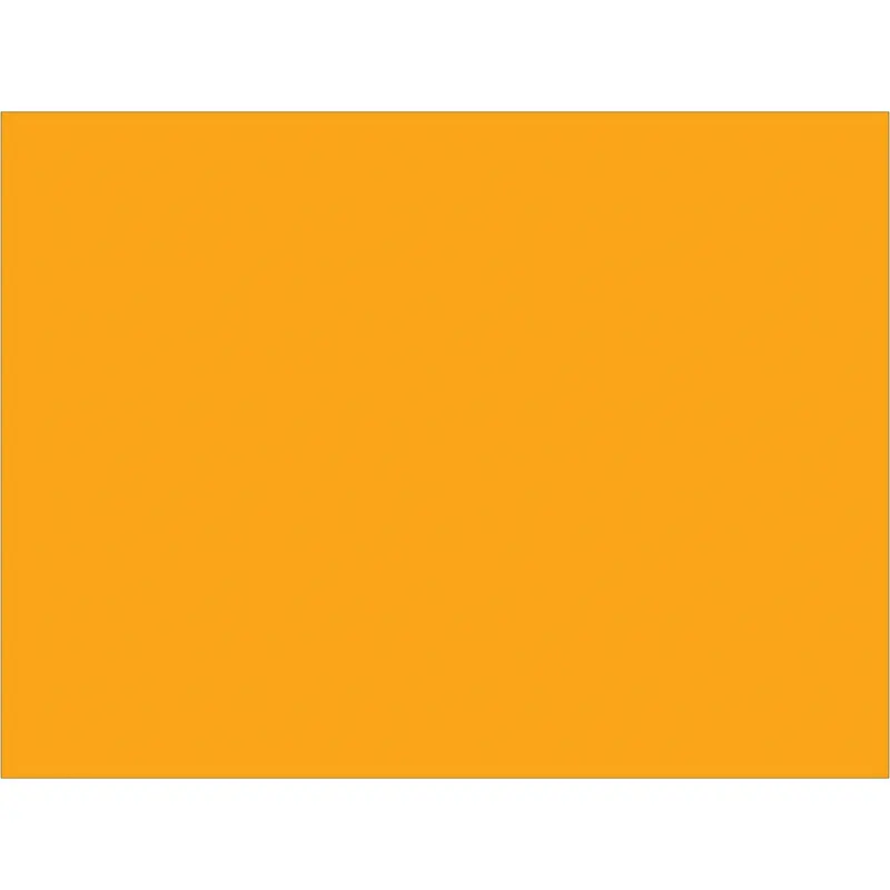 3 x 4" Fluorescent Orange Inventory Rectangle Labels 500/Roll