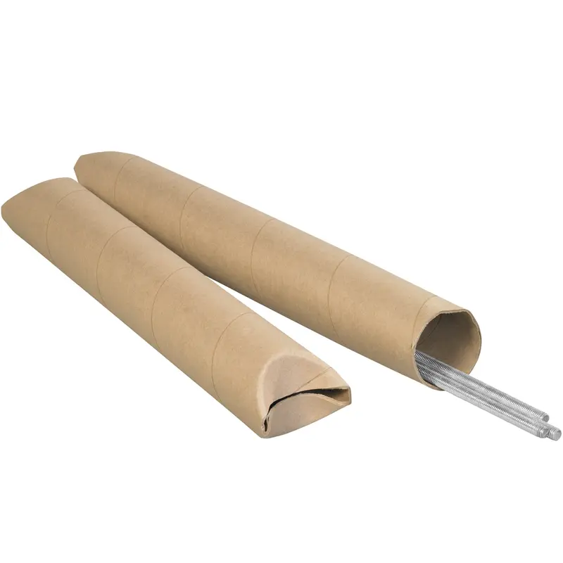3 x 48 Kraft Crimped End Mailing Tubes .080 Gauge 24/Case
