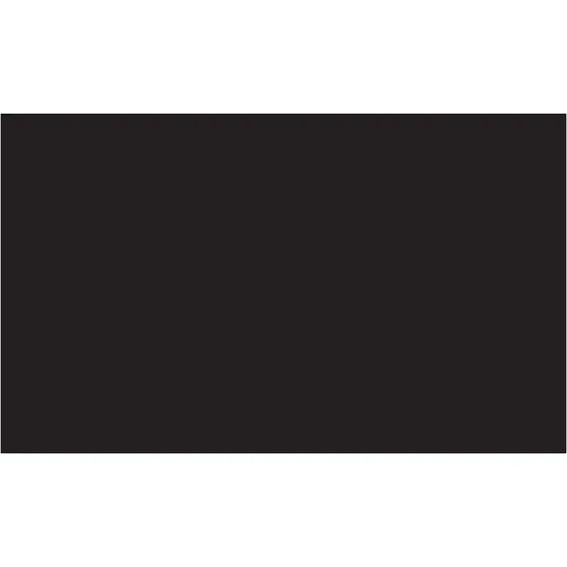 3 x 5" Black Inventory Rectangle Labels 500/Roll