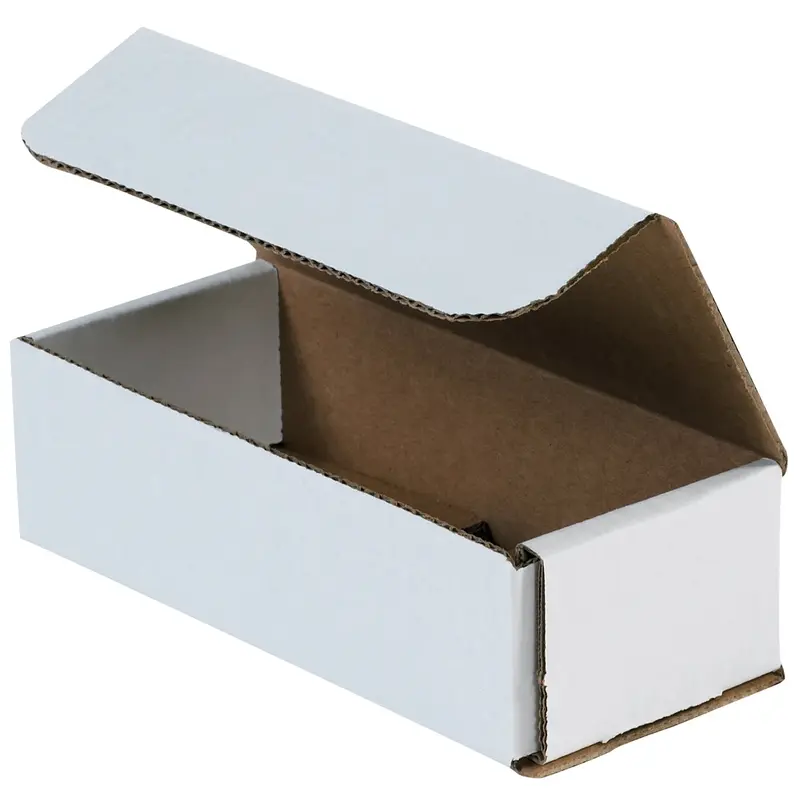 7 x 3 x 2 White Corrugated Mailers  50/Bundle