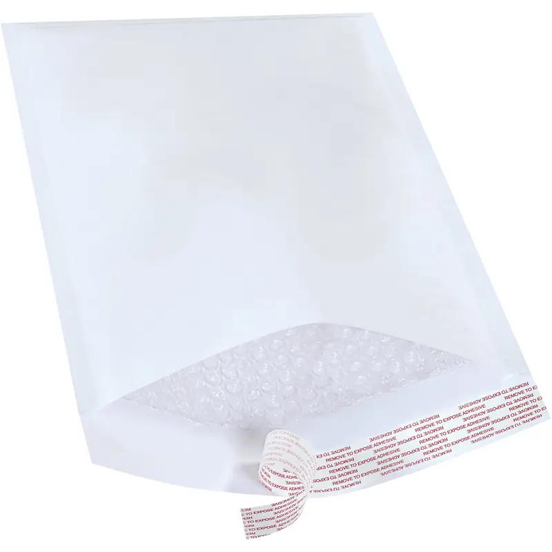 8 1/2 x 14 1/2 - #3 Self-Seal White Bubble Mailers 100/Case