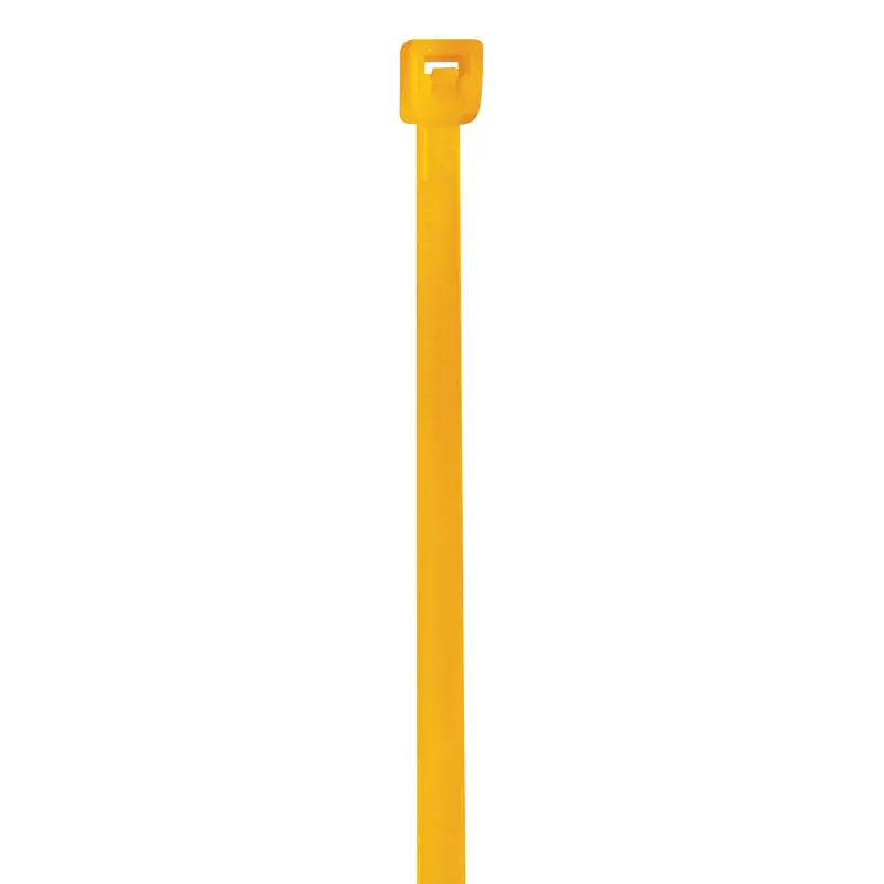 8" (40 lb Tensile) Fluorescent Orange Cable Ties 1000/Case