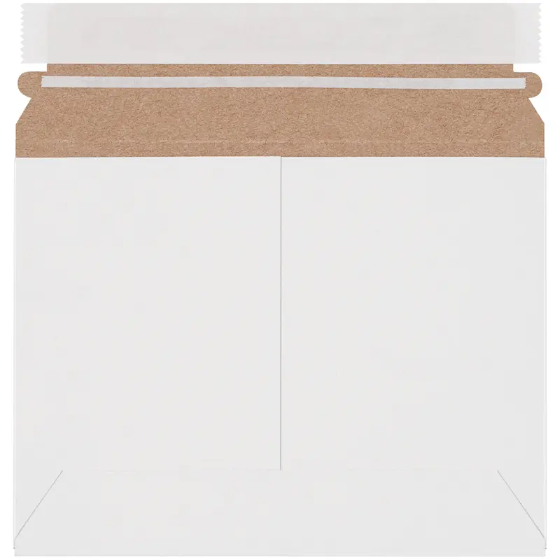 8 x 6 White Utility Grade Flat Mailers 200/Case