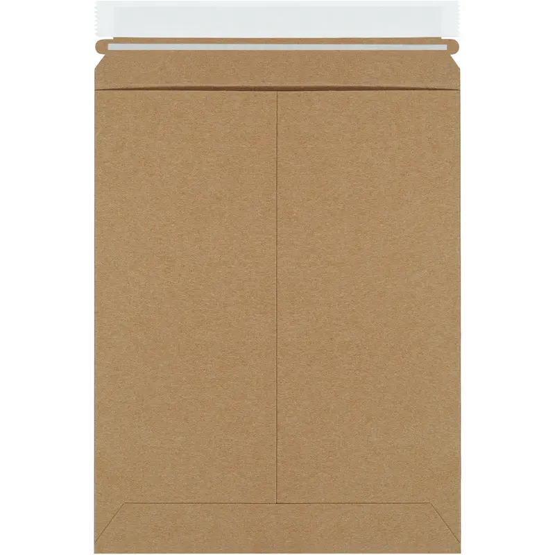 9 x 11 1/2 Self-Seal Kraft Rigid Mailer 100/Case