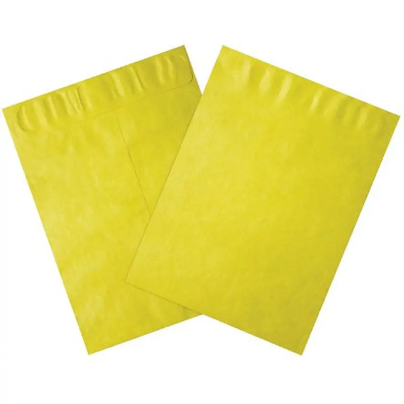 9 x 12 Yellow Tyvek Envelopes 100/Case