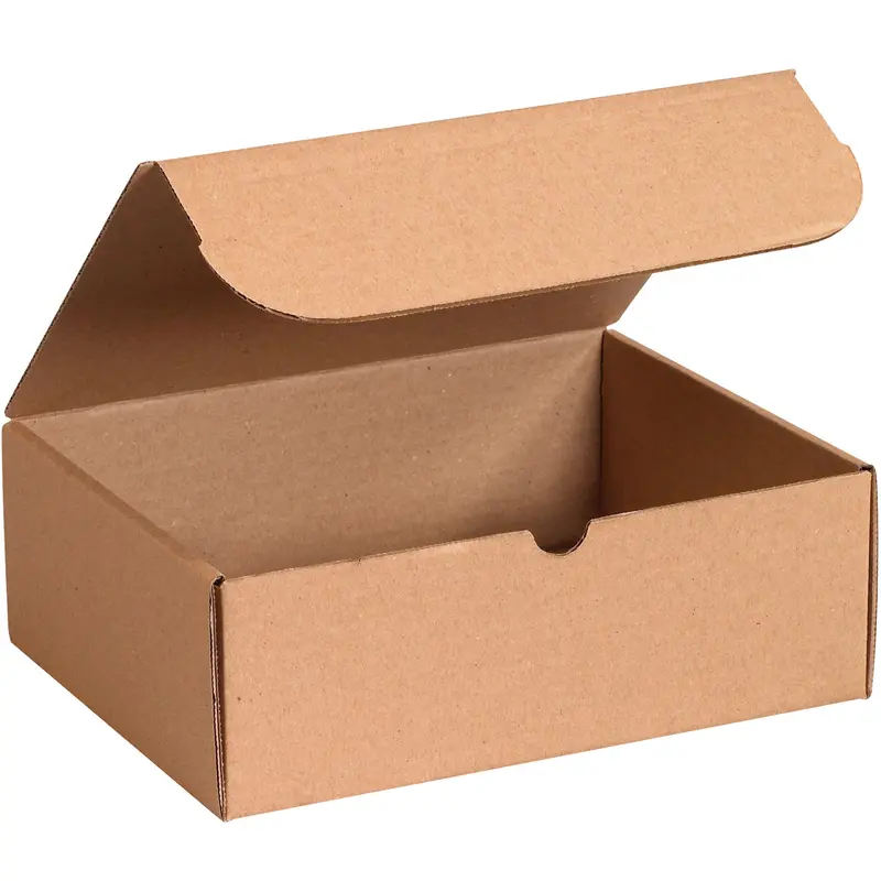 9 x 6 1/2 x 2 3/4 Brown Corrugated Literature Mailers  50/Bundle