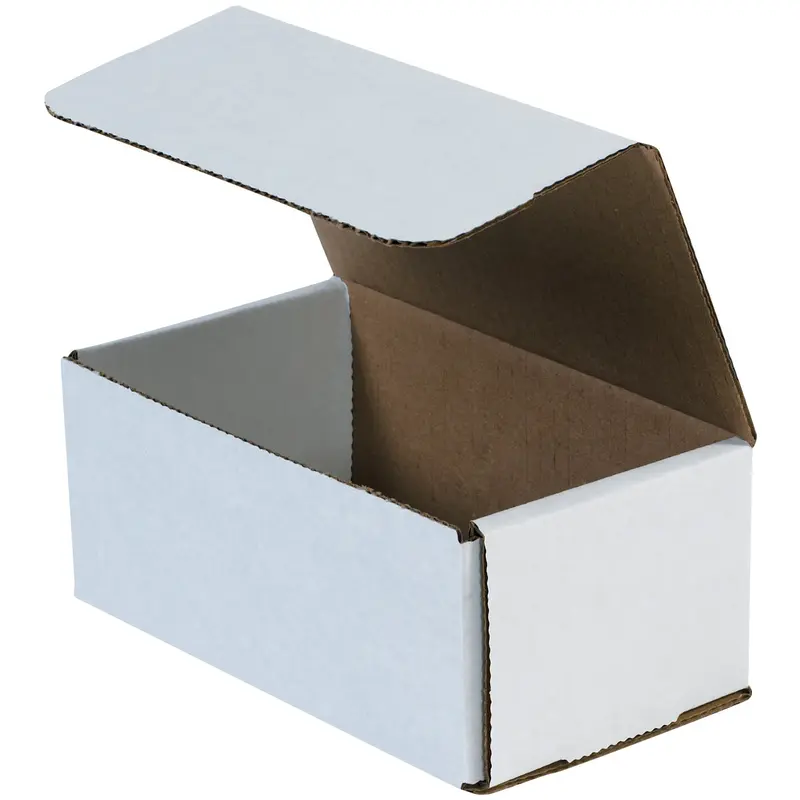 9 x 6 x 4 White Corrugated Mailers  50/Bundle
