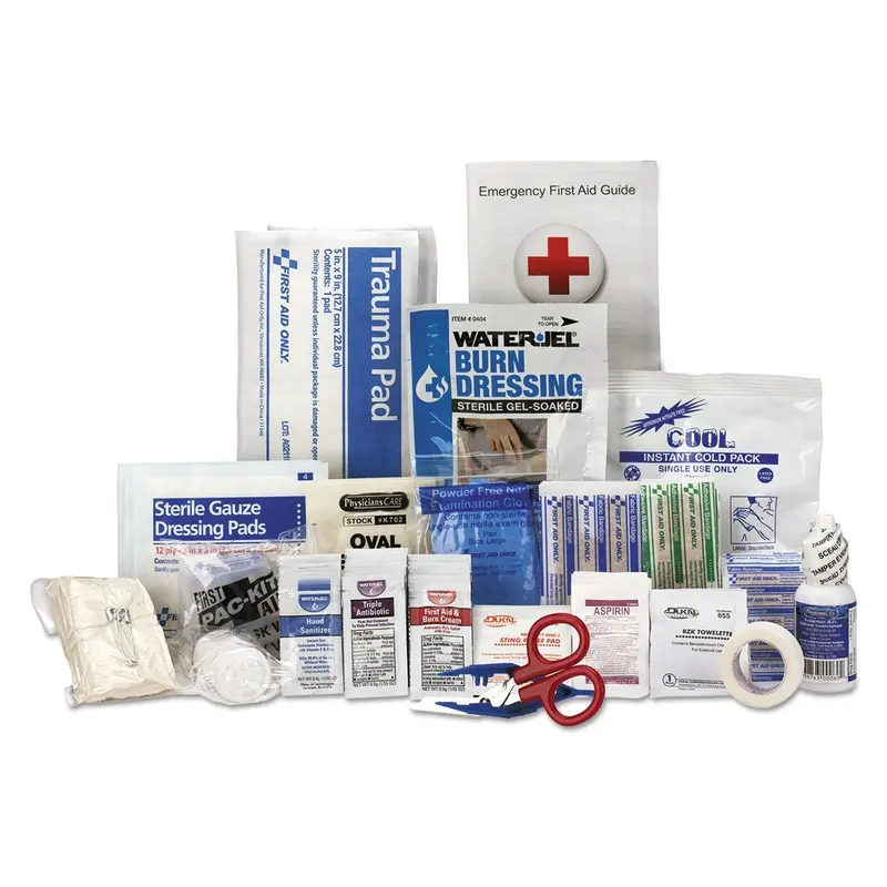 25 Person ANSI A  First Aid Kit Refill, 141 Pieces