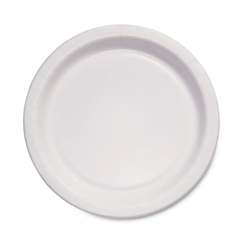 Bare Eco-Forward Clay-Coated Paper Dinnerware, ProPlanet Seal, Plate, 6" dia, 1,000/Carton