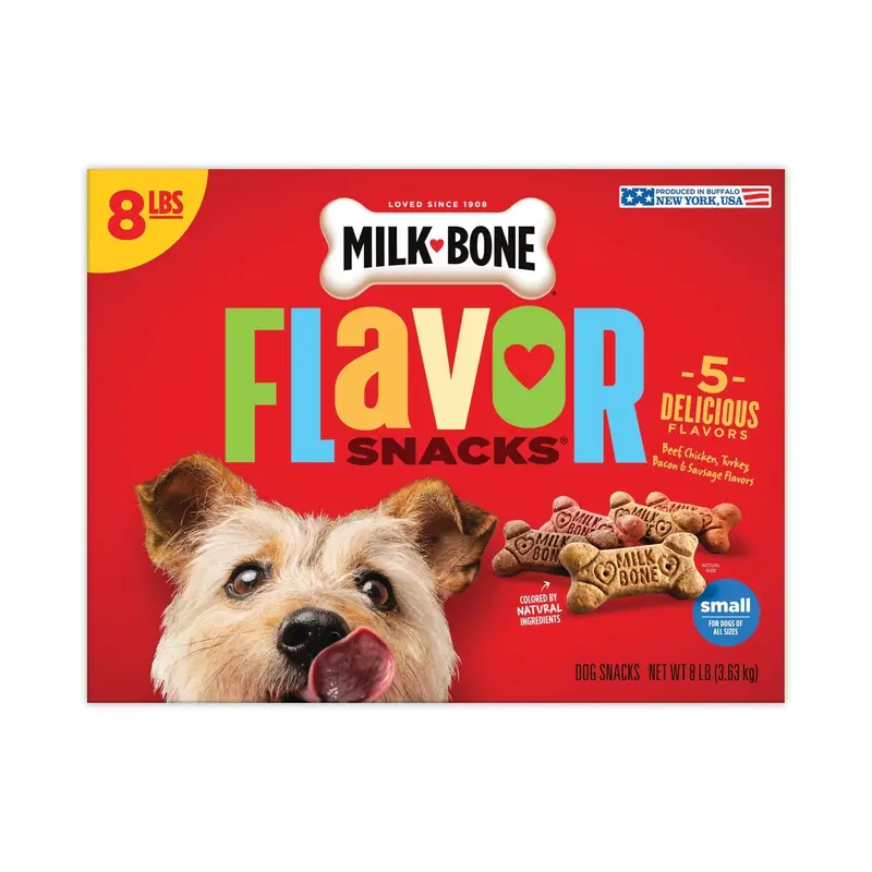 Flavor Snacks Dog Biscuits, 8 lb Box