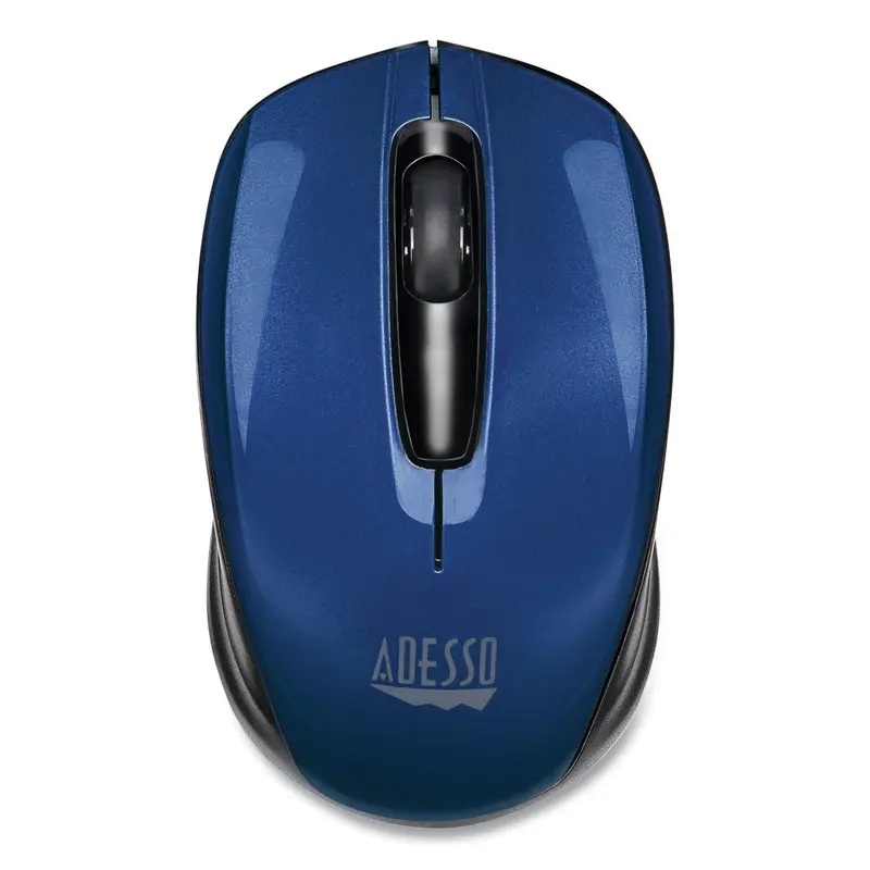 iMouse S50 Wireless Mini Mouse, 2.4 GHz Frequency/33 ft Wireless Range, Left/Right Hand Use, Blue