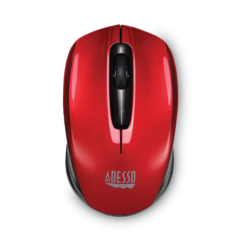 iMouse S50 Wireless Mini Mouse, 2.4 GHz Frequency/33 ft Wireless Range, Left/Right Hand Use, Red