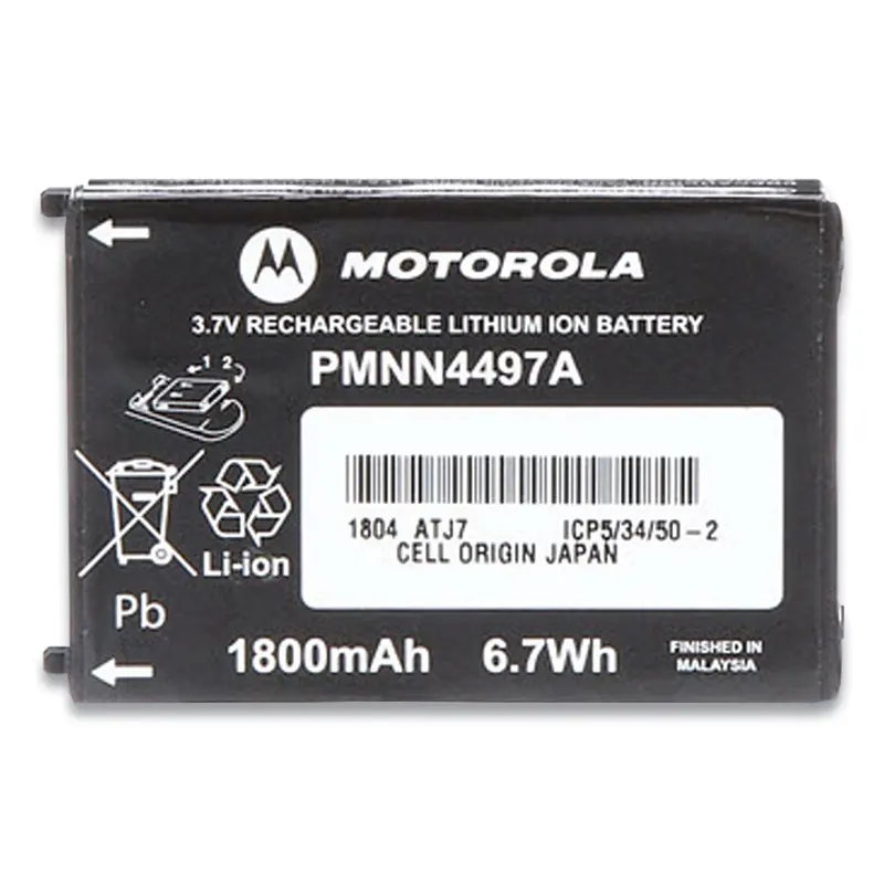 Li-Ion Battery for CLS Series Radios, 3.7 V, 1800 mAh