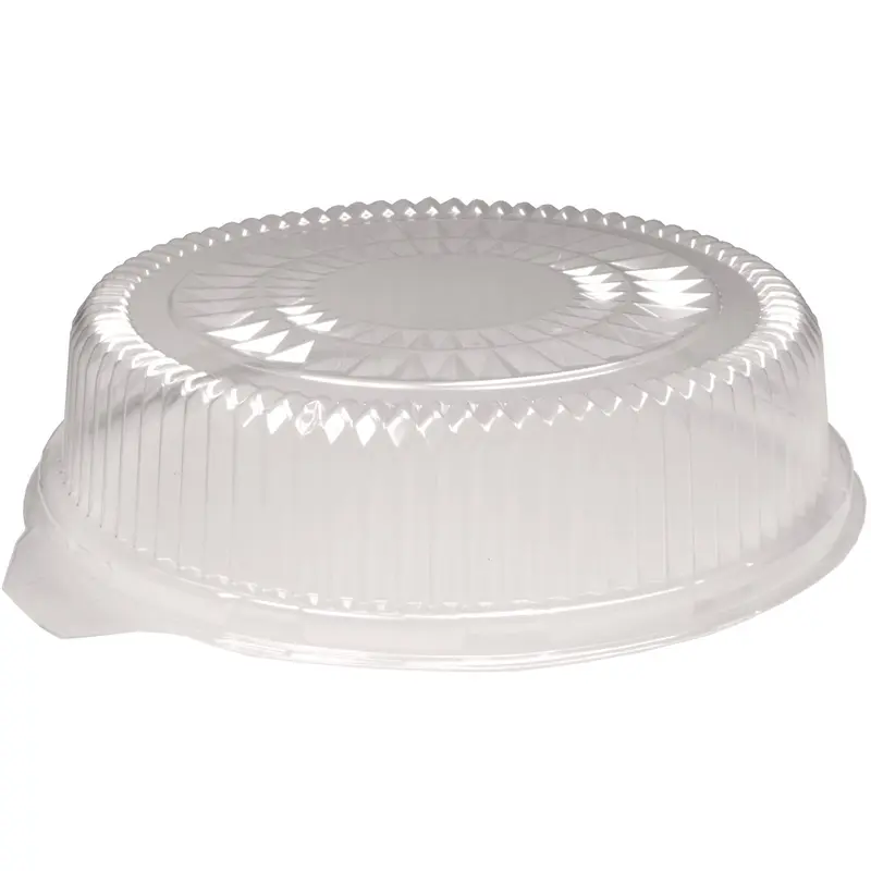 Plastic Dome Lids, Embossed, Fits 4012/4013, 12" Diameter, 25/Carton
