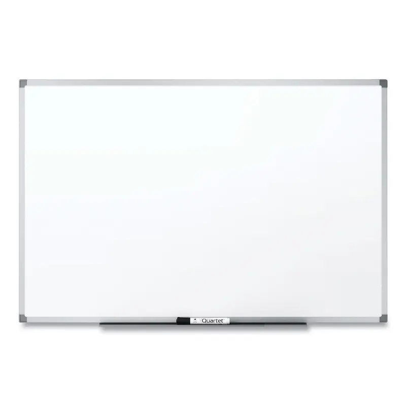 Porcelain Dry Erase Boards, Widescreen, 72 x 48, White Surface, Aluminum Frame