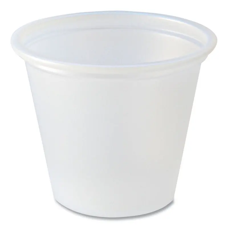 Portion Cups, 1 oz, Translucent, 250/Sleeve, 10 Sleeve/Carton