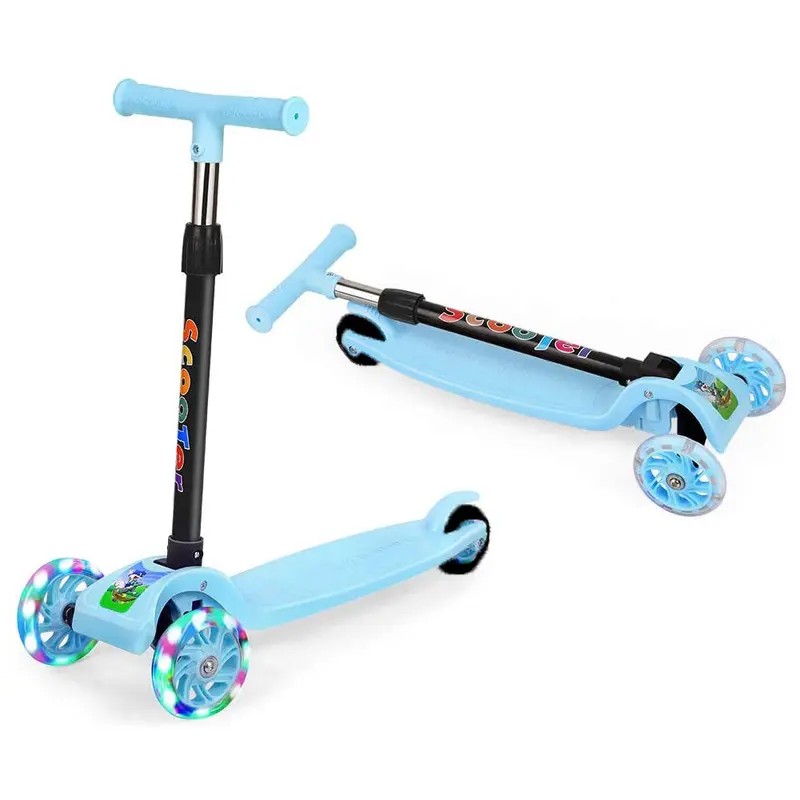 (NET) Babyland Foldable Light Up Scooter / 23917 / 23FK072 / 727Anime