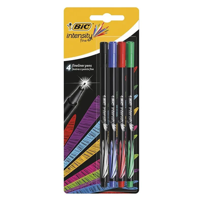(NET) BIC Intensity Fine Classic Pens 4 pcs