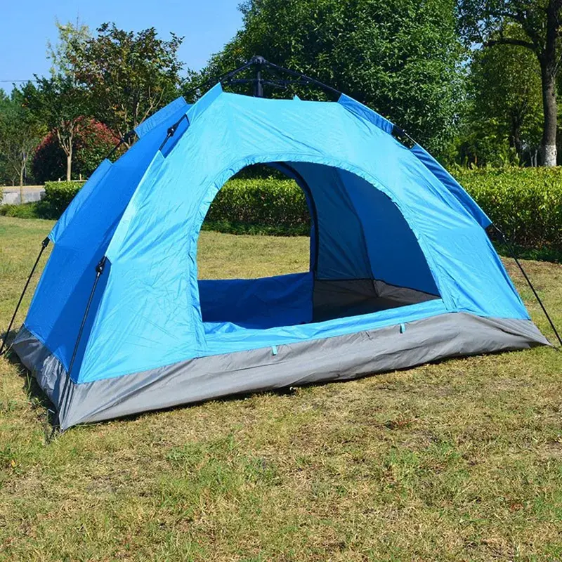 (NET) Camping Tent 4 PersonBlue