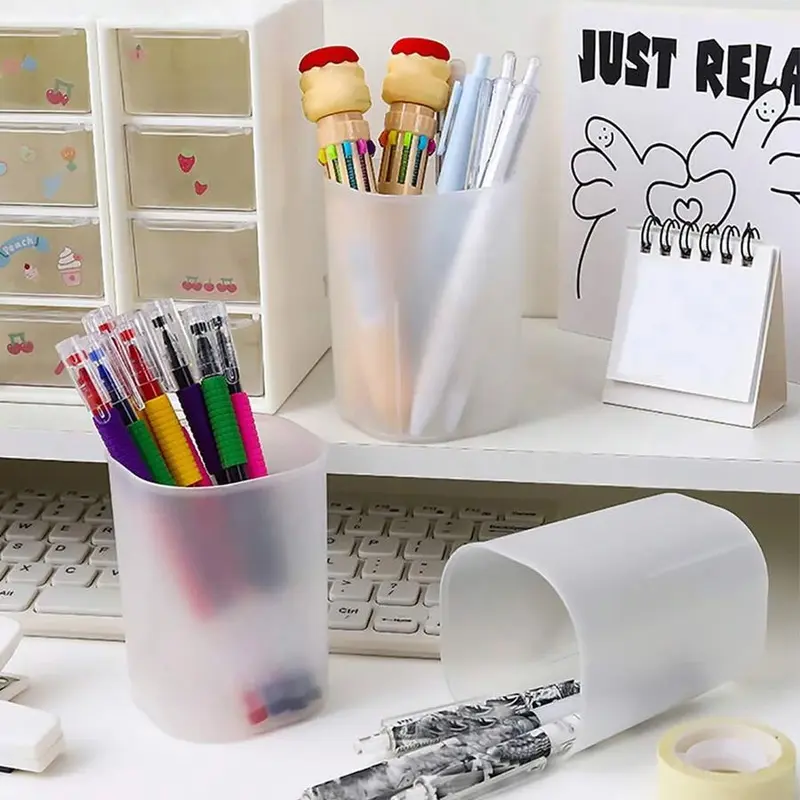 (net) Desktop storage boxWhite