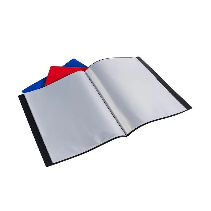 (NET) Faber Castell A4 soft cover display book, 60pktsblue